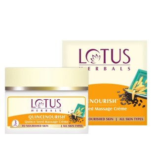 Lotus Herbals QUINCENOURISH Quince Seed Massage Crème 50 gm